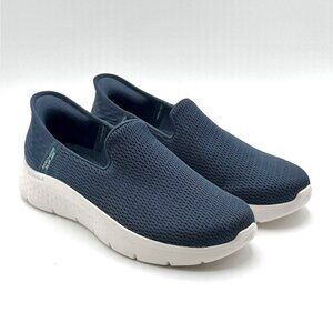 Skechers Go Walk Flex Womens Size 10 Navy Blue Slip-Ins Athletic Shoes 124963W